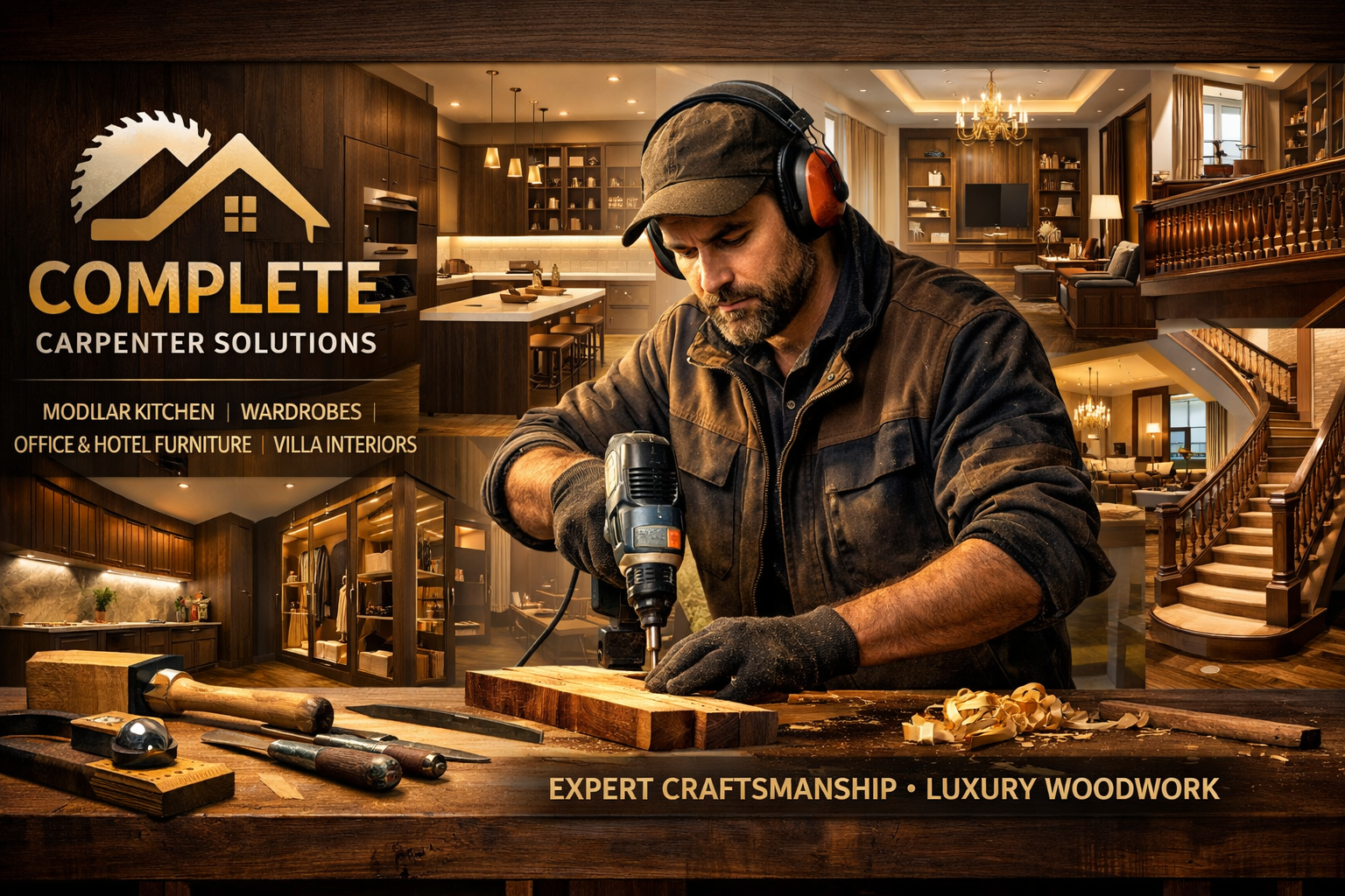 Complete carpenter solutions for commercial and residential work