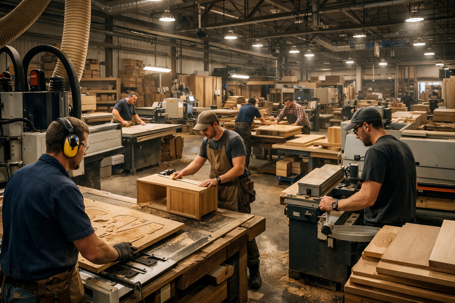 Furniture manufacturing workshop for carpenter projects in Gurgaon